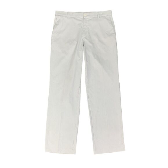 Nike Pants Mens 33 Ash White Tour Stripe Dri-FIT Flat Front Golf Performance - Picture 1 of 12